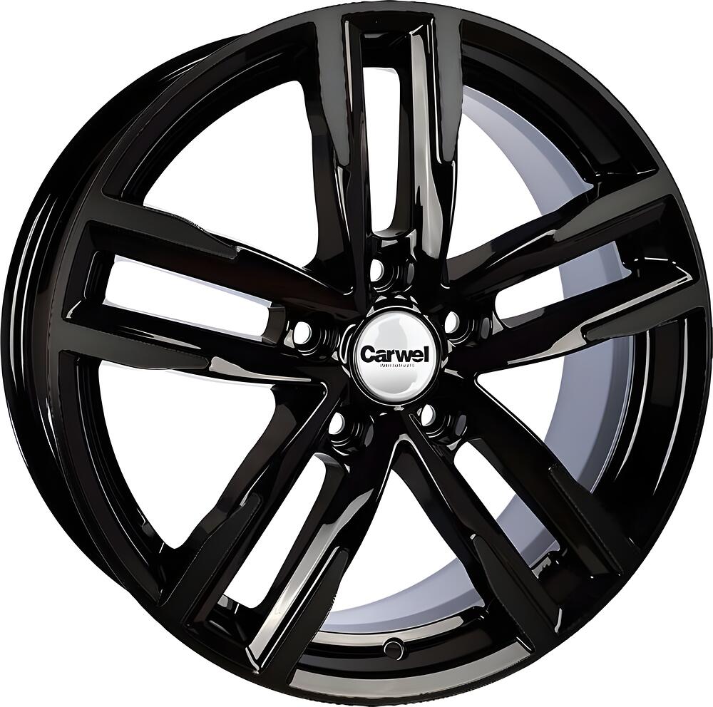 Carwel Лемно 7x17 5x114.3 ET 40 Dia 66.1 BK