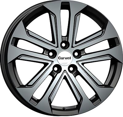 Carwel Витус 7x18 5x114.3 ET 35 Dia 60.1 BK