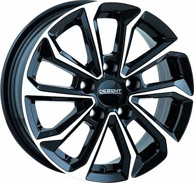 Dezent KS black polished 7x17 5x112 ET 48 Dia 70.1 BFP