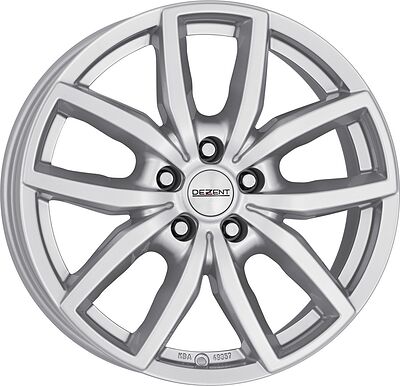 Dezent TE 7.5x17 5x112 ET 32 Dia 70.1 silver