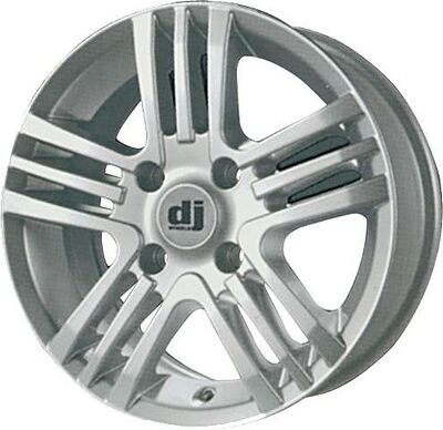 DJ 366 6.5x15 4x108 ET 38 Dia 72.6 silver