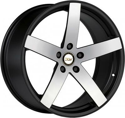 DLW UROS 9x20 5x108 ET 35 Dia 78 White Black Face Shine