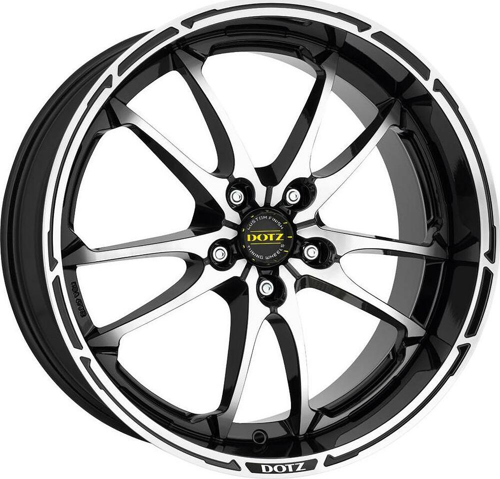 Dotz Tupac 8.5x19 5x112 ET 35 Dia 70.1 silver