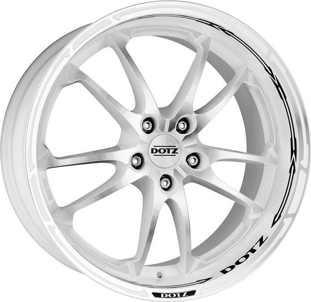 Dotz Tupac 8.5x19 5x112 ET 35 Dia 70.1 silver
