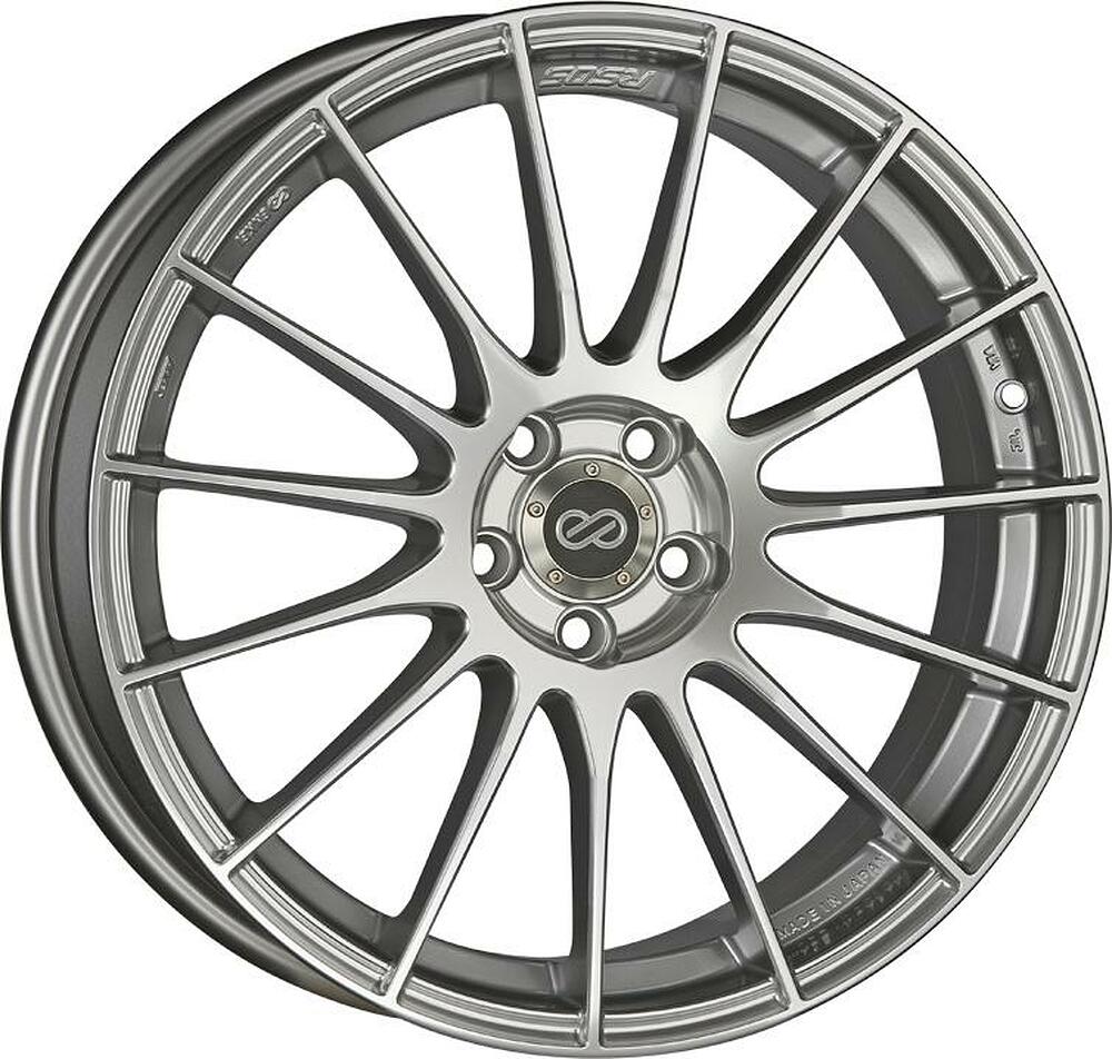 Enkei RS05 7x17 5x100 ET 48 Dia 75 silver