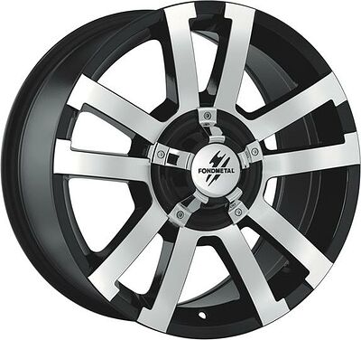 Fondmetal 7700 8.5x18 6x139.7 ET 20 Dia 67.2 Black Polished