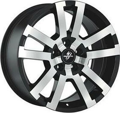 Fondmetal 77001 8x17 5x114.3 ET 35 Dia 66.1 Black polished