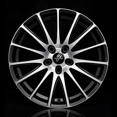 Fondmetal 7800 8x18 5x114.3 ET 30 Dia 67.2 Black Polished