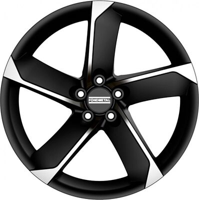 Fondmetal 7900 6.5x17 5x114.3 ET 35 Dia 67.2 Matt Black Machined