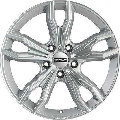 Fondmetal Alke 8x18 5x112 ET 51 Dia 66.5 Glossy Silver