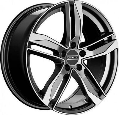 Fondmetal Hexis 8x18 5x112 ET 40 Dia 66.5 Titanium Glossy Machined