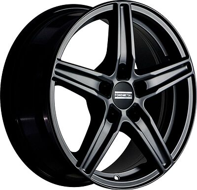 Fondmetal Ioke 8x18 5x112 ET 38 Dia 66.5 Black Glossy