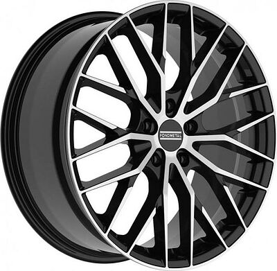 Fondmetal Makhai 10x21 5x112 ET 19 Dia 66.5 Black Glossy Machined