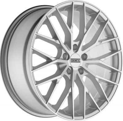 Fondmetal Makhai 8.5x19 5x112 ET 32 Dia 66.5 Glossy Silver