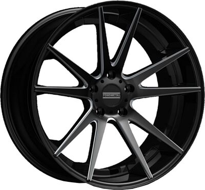 Fondmetal STC10 9x20 5x120 ET 45 Dia 72.5 Matt Black Milled