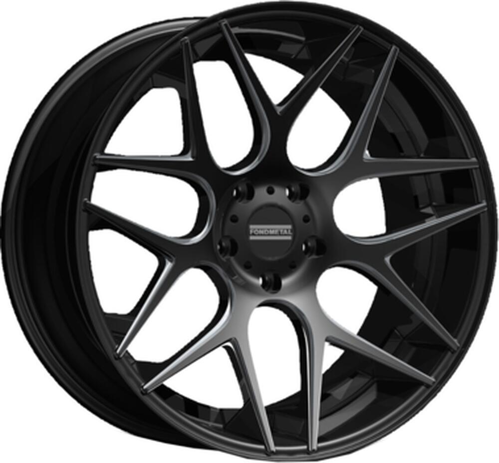 Fondmetal STCMS 8.5x20 5x108 ET 45 Dia 75 Matt Black Milled