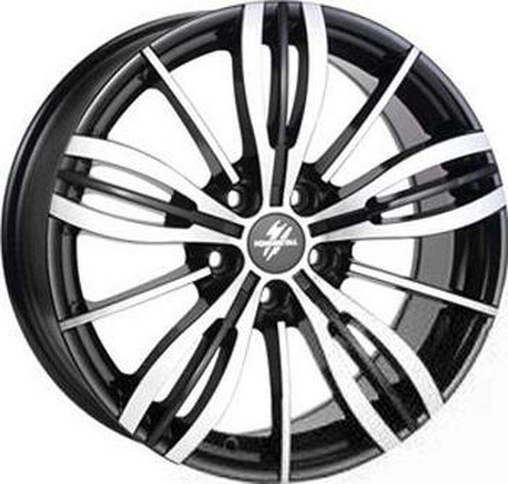 Fondmetal TGR1 7x16 5x112 ET 35 Dia 75 Black pol