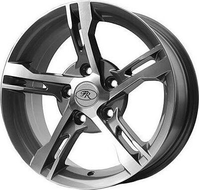 FR Design FR588 7.5x17 5x105 ET 45 Dia 56.6 BKVL