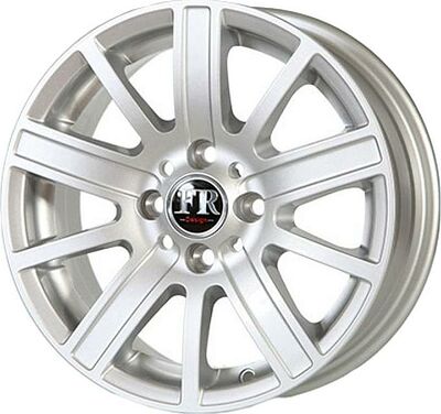 FR Design FR753/01 6x14 4x98 ET 35 Dia 58.6 Silver