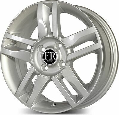 FR Replica NS677 6x15 4x100 ET 50 Dia 60.1 Silver