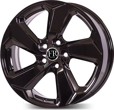 FR Replica TY493 7x18 5x114.3 ET 35 Dia 60.1 Black