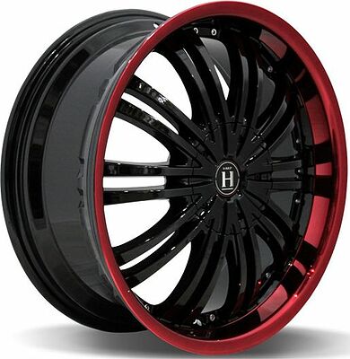 Harp Y-01 7.5x18 5x114.3 ET 40 Dia 72.6 glossy-black__machined-face__glossy-black-lip