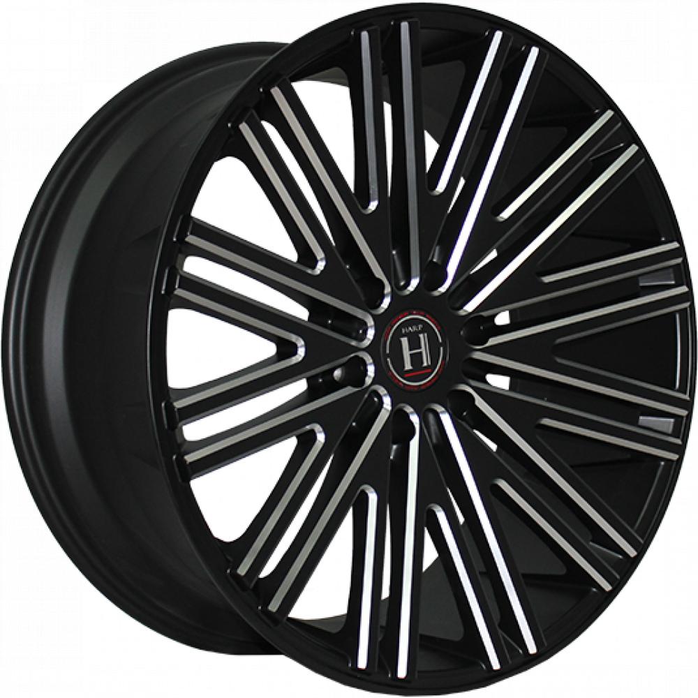 Harp Y-112 9.5x22 6x139.7 ET 30 Dia 78.1 absolute-black__precision-milling