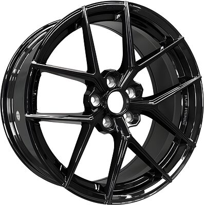 Hengder F5153 7x17 5x112 ET 35 Dia 66 Glossy Black