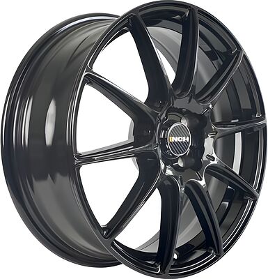 Inch FA8537 6.5x17 5x108 ET 43 Dia 65.1 Full Black Round