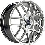 Inch FA8541 7x17 5x112 ET 45 Dia 57.1 Gloss Black Machined Face