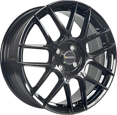 Inch FA8541 7x17 5x100 ET 48 Dia 56.1 Full Black Round