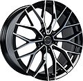 Inch GA8532 9.5x21 5x112 ET 31 Dia 66.6 Gloss Black Machined Face