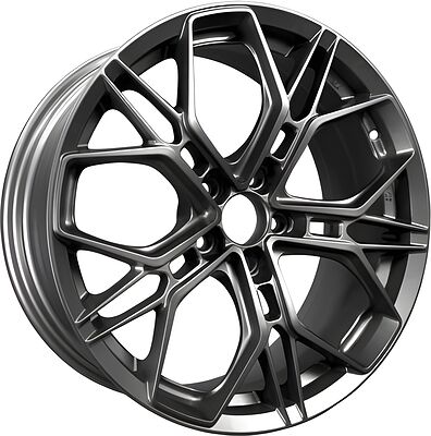 Inch ZJH 8x19 5x112 ET 30 Dia 66 Satin Gunmetal