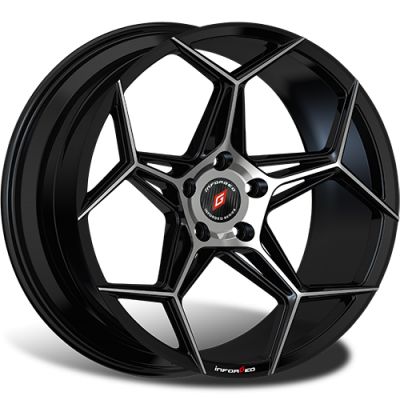 Inforged IFG40 8.5x19 5x114.3 ET 35 Dia 67.1 Black Machined