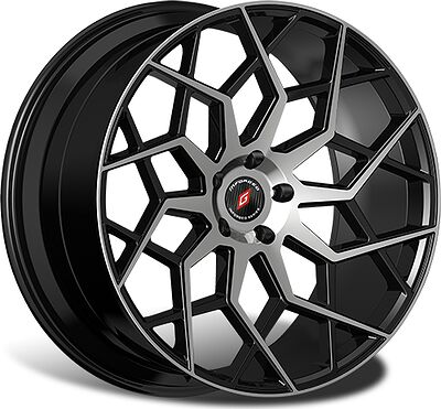 Inforged IFG42 8.5x19 5x112 ET 42 Dia 66.6 Black Machined