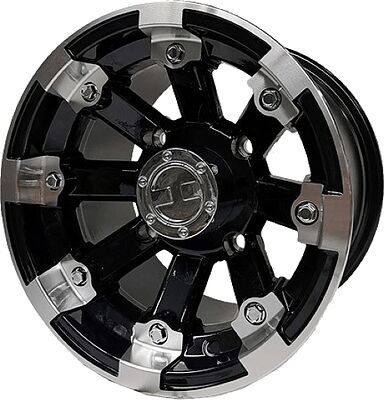 Jinfei ATV 8x12 4x136 ET -10.2 Dia 110 Gloss Black Machines