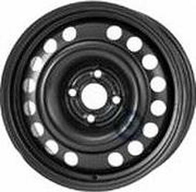 KFZ 6435 6x15 4x100 ET 43 Dia 56.5 black