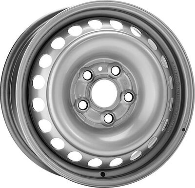 KFZ 9053 6.5x16 5x120 ET 62 Dia 65.1 silver