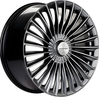 Khomen Wheels KHOMEN 2008 TURBO II Vito 8.5x20 5x112 ET 48 Dia 66.6 Dark Chrome