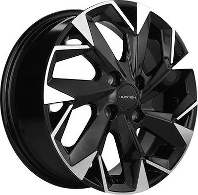 Khomen Wheels KHW1402 (Alsvin/Getz/i20) 5.5x14 4x100 ET 46 Dia 54.1 Black-FP