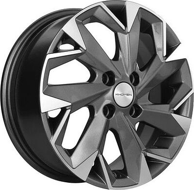 Khomen Wheels KHW1402 (Alsvin/Getz/i20) 5.5x14 4x100 ET 46 Dia 54.1 Gray-FP