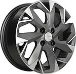 Khomen Wheels KHW1402 5.5x14 4x98 ET 35 Dia 58.5 Gray-FP