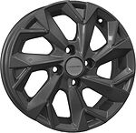 Khomen Wheels KHW1402 (Honda Civic) 5.5x14 4x100 ET 45 Dia 56.1 Gray