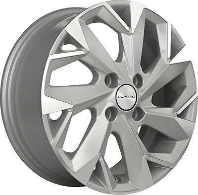 Khomen Wheels KHW1402 (Solaris/Logan/Rio) 5.5x14 4x100 ET 43 Dia 67.1 F-Silver-FP