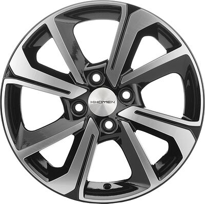 Khomen Wheels KHW1501 6x15 4x100 ET 37 Dia 60.1 GRAY