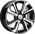 Khomen Wheels KHW1501 (Lada Granta) 6x15 4x98 ET 36 Dia 58.6 Black