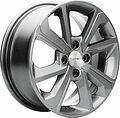 Khomen Wheels KHW1501 (Lada Granta) 6x15 4x98 ET 36 Dia 58.6 Gray