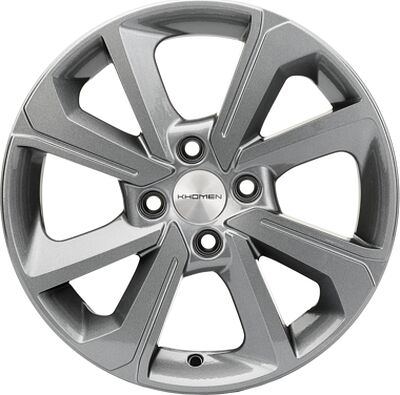 Khomen Wheels KHW1501 (Logan) 6x15 4x100 ET 40 Dia 60.1 Gray