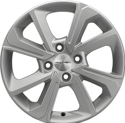 Khomen Wheels KHW1501 Vesta до 2024г. 6x15 4x100 ET 50 Dia 60 F-Silver