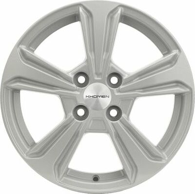 Khomen Wheels KHW1502 (Solaris I) 6x15 4x100 ET 48 Dia 54.1 F-Silver